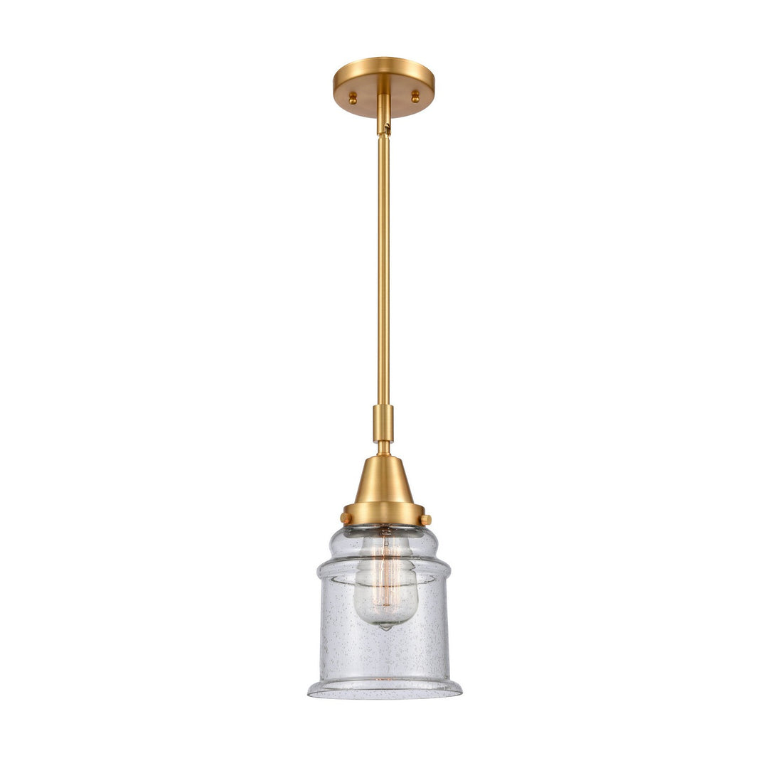 Innovations Caden 447-1S-SG-G184-LED Pendant Light - Satin Gold