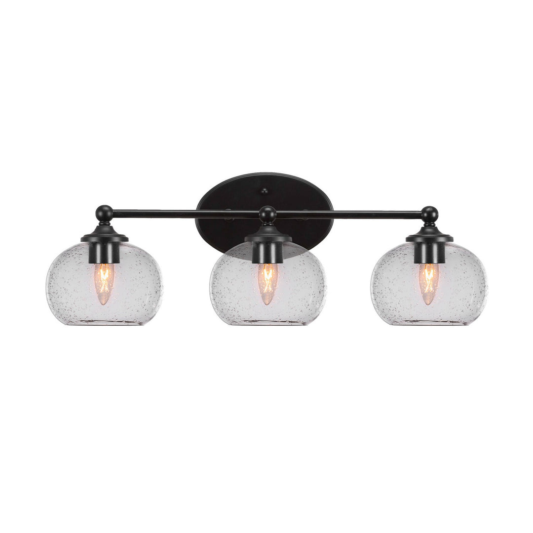 Toltec Capri 5913-mb-202 Bath Vanity Light 24 in. wide - Matte Black