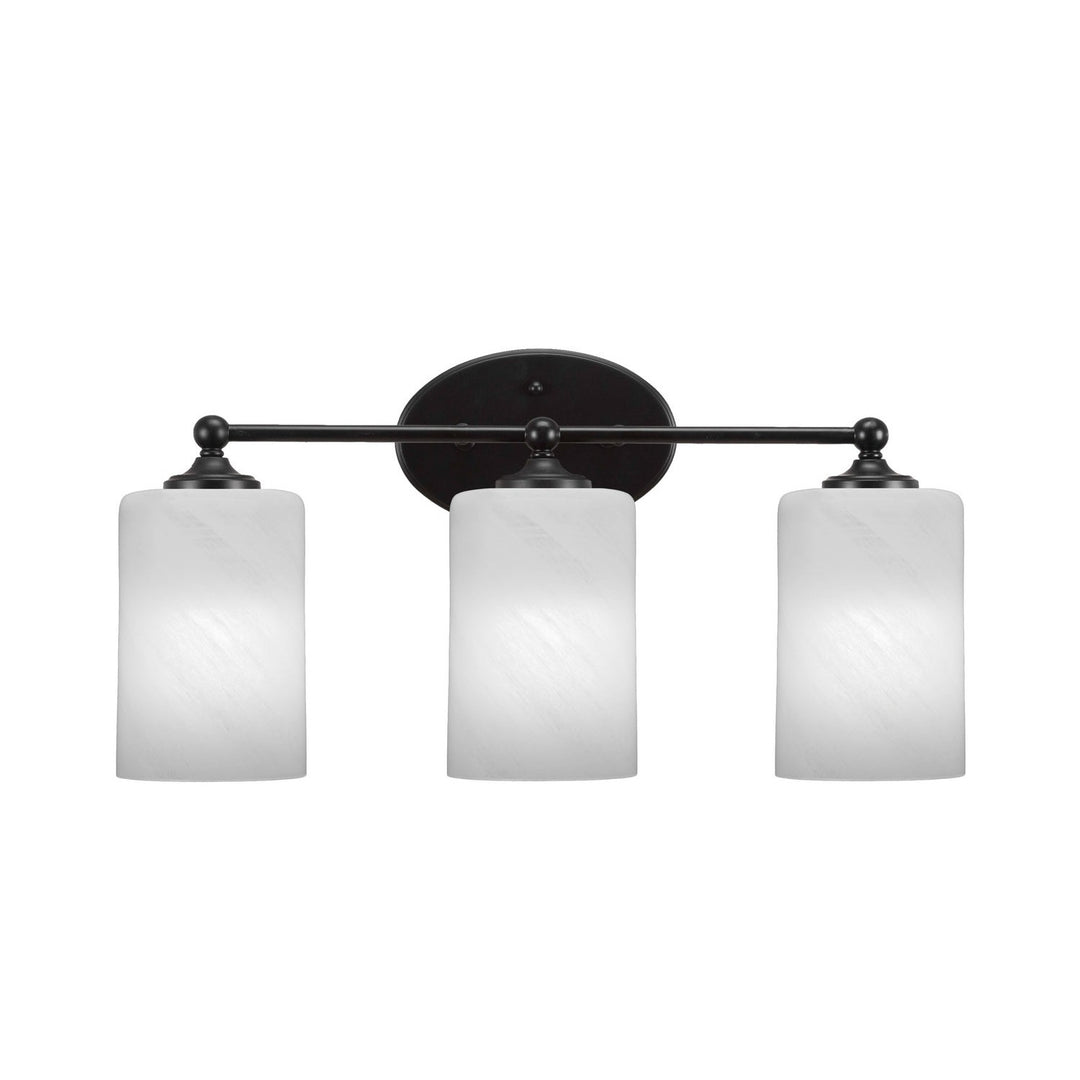 Toltec Capri 5913-mb-3001 Bath Vanity Light 21 in. wide - Matte Black