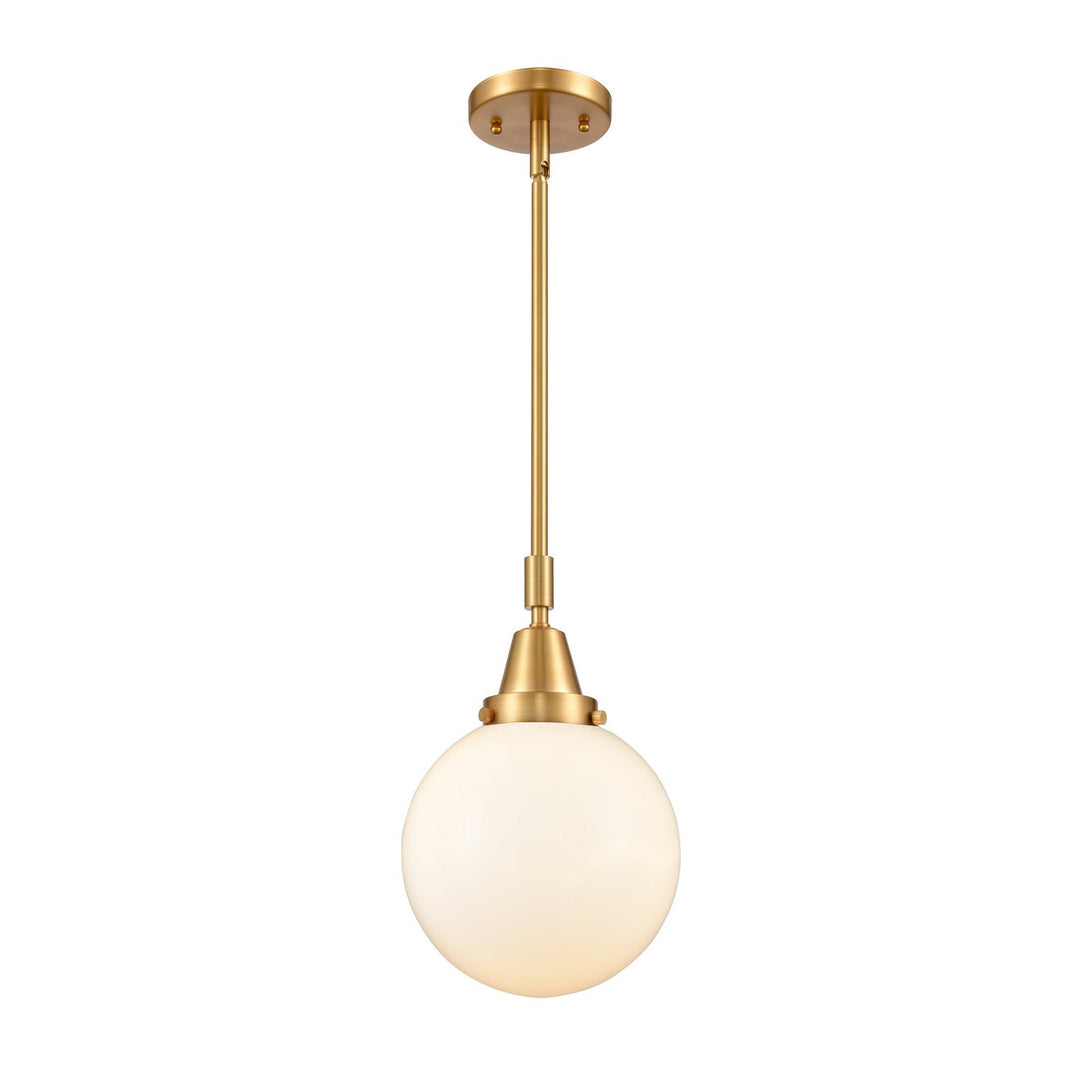 Innovations Caden 447-1S-SG-G201-8-LED Pendant Light - Satin Gold
