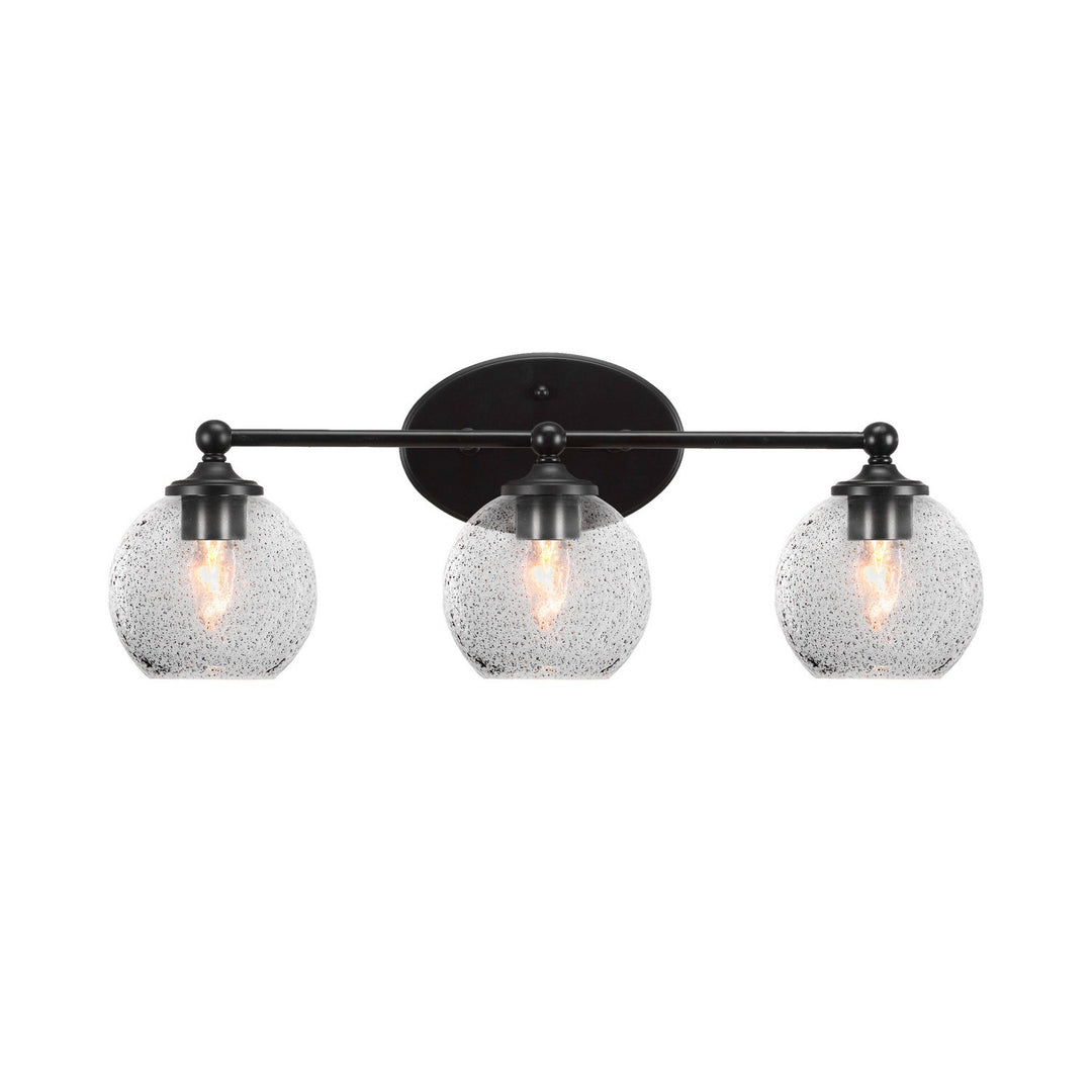 Toltec Capri 5913-mb-4102 Bath Vanity Light 23 in. wide - Matte Black