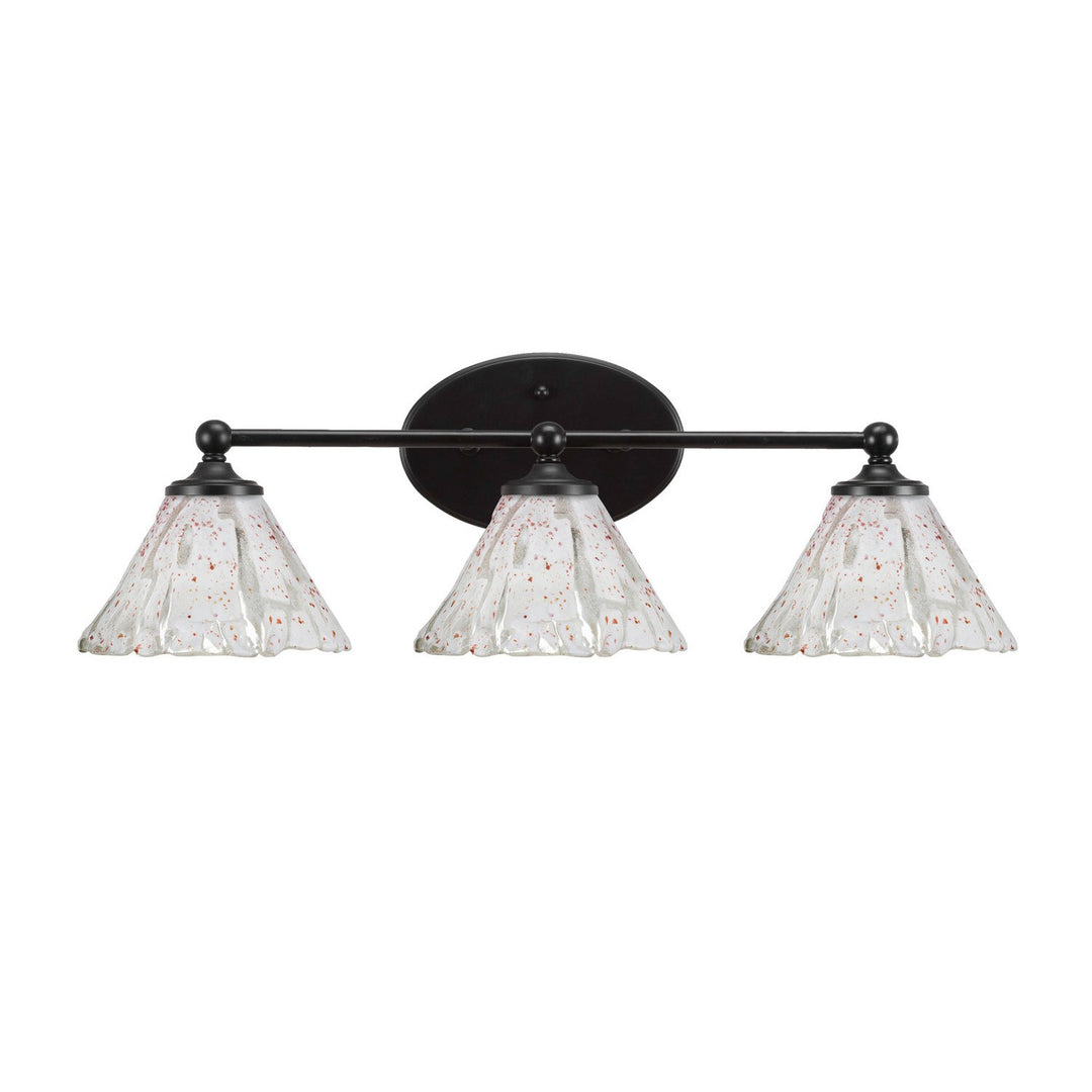 Toltec Capri 5913-mb-7195 Bath Vanity Light 24 in. wide - Matte Black