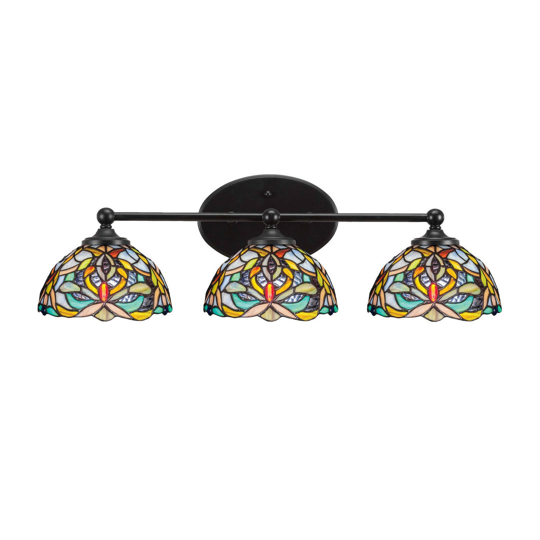 Toltec Capri 5913-mb-9905 Bath Vanity Light 24 in. wide - Matte Black