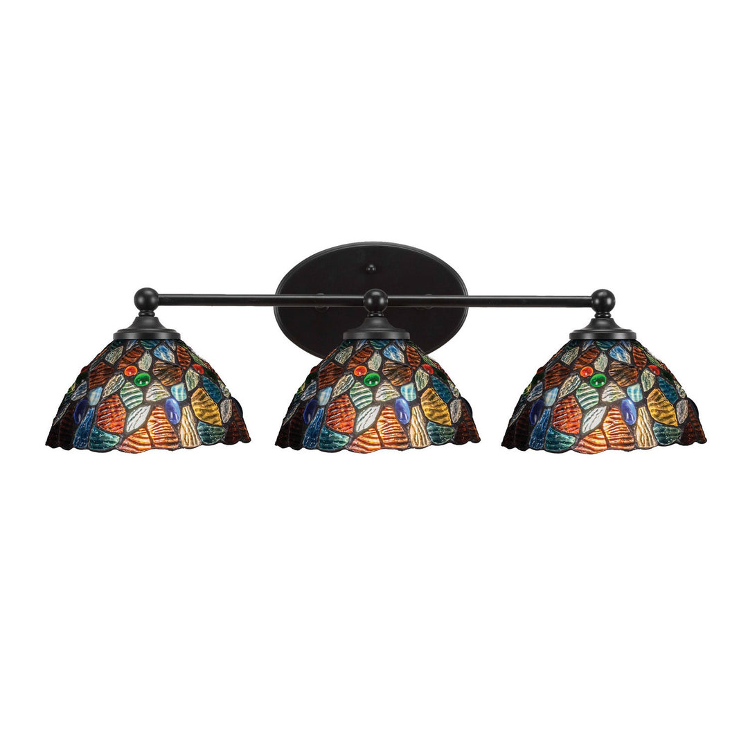 Toltec Capri 5913-mb-9955 Bath Vanity Light 24 in. wide - Matte Black