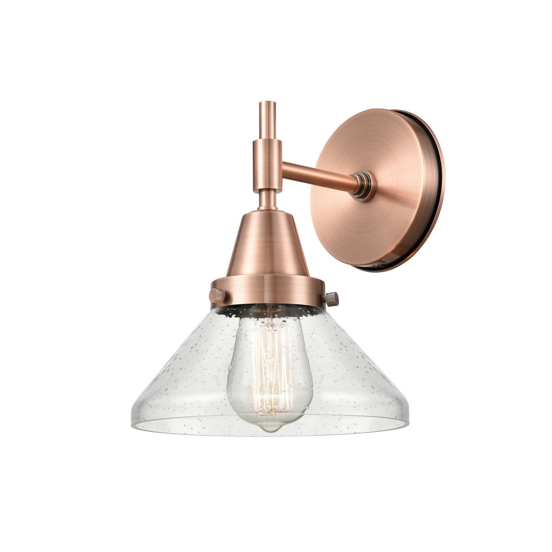 Innovations Caden 447-1W-AC-G4474 Wall Sconce Light - Antique Copper