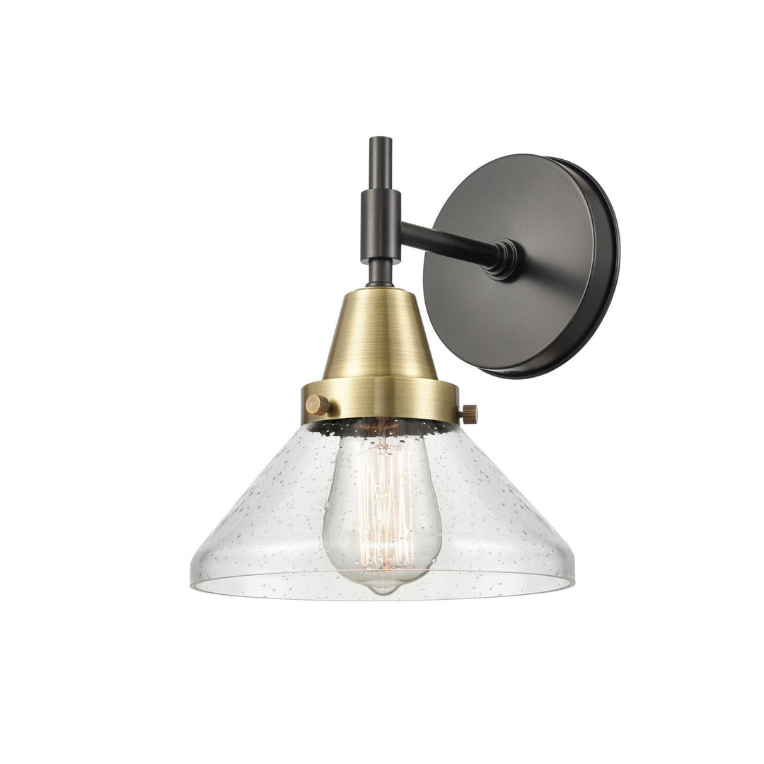 Innovations Caden 447-1W-BAB-G4474 Wall Sconce Light - Black Antique Brass