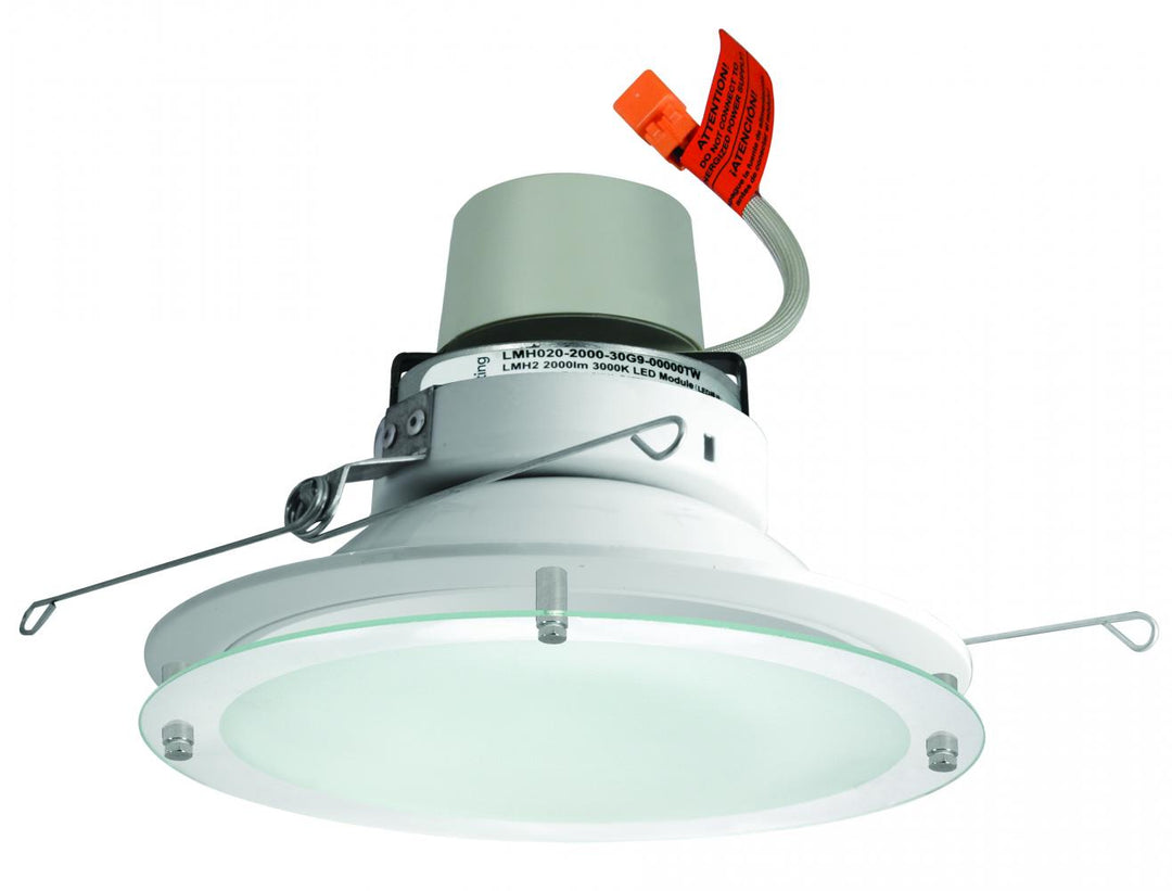 Elco Lighting E612R0830W  Drop Glass Reflector Recessed Light White