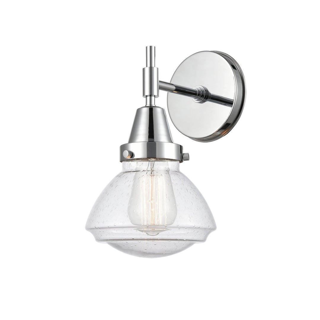 Innovations Caden 447-1W-PC-G324 Wall Sconce Light - Polished Chrome