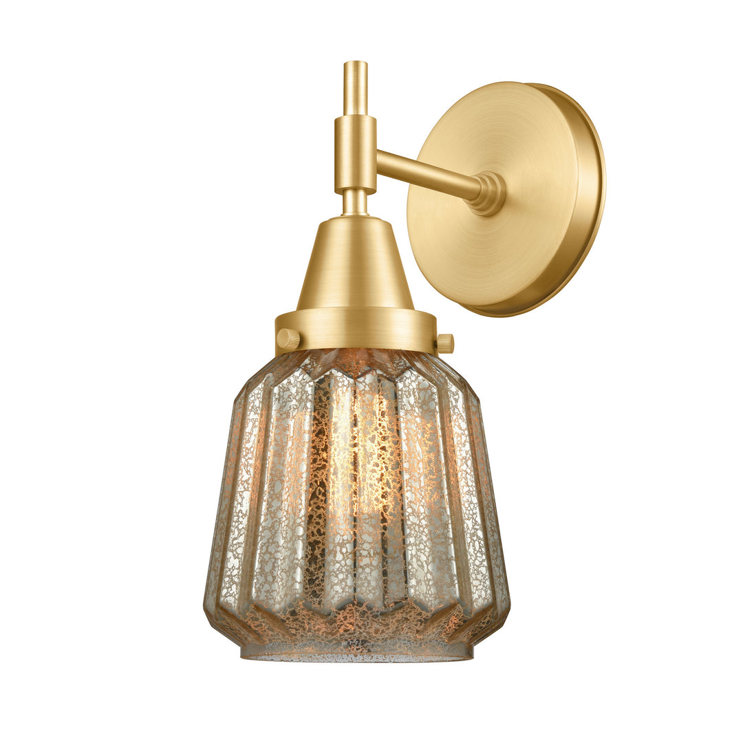 Innovations Caden 447-1W-SG-G146 Wall Sconce Light - Satin Gold