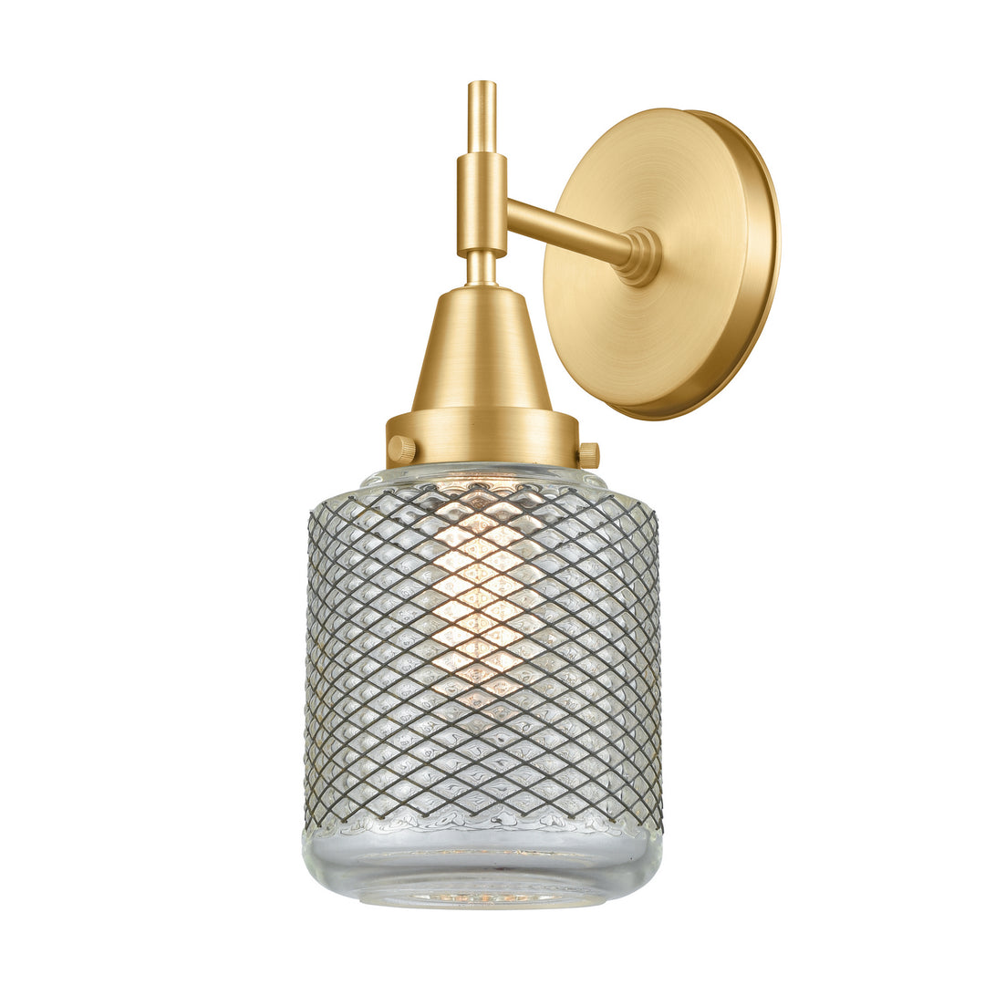 Innovations Caden 447-1W-SG-G262-LED Wall Sconce Light - Satin Gold