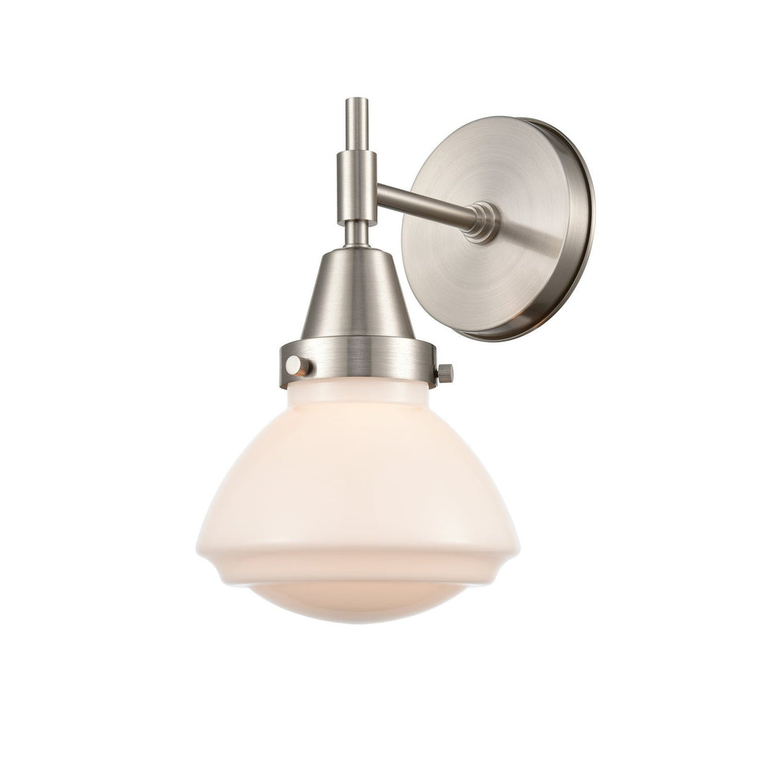 Innovations Caden 447-1W-SN-G321-LED Wall Sconce Light - Satin Nickel