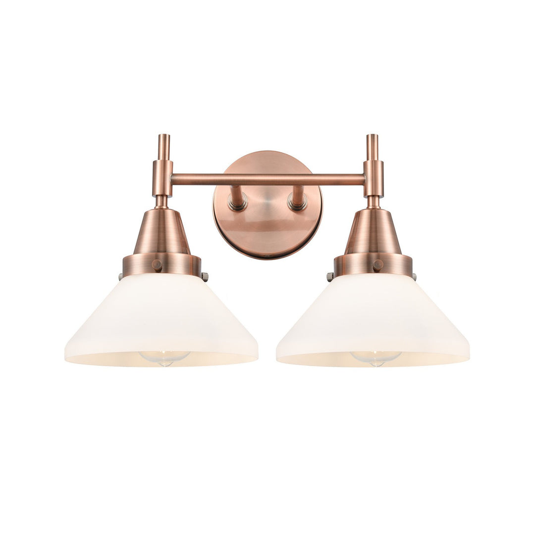 Innovations Caden 447-2W-AC-G4471 Bath Vanity Light 17 in. wide - Antique Copper