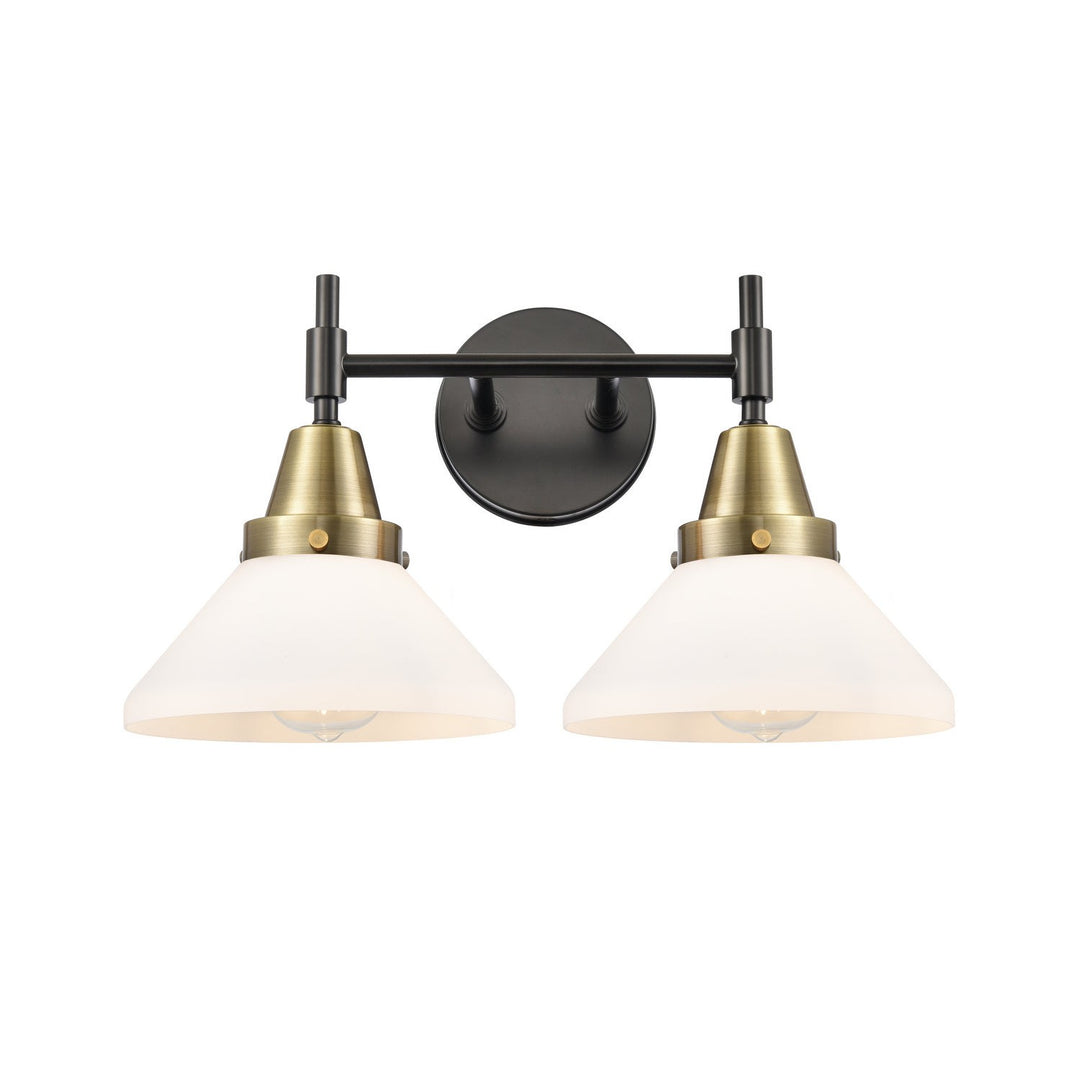 Innovations Caden 447-2W-BAB-G4471 Bath Vanity Light 17 in. wide - Black Antique Brass
