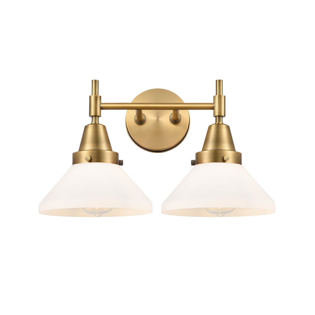 Innovations Caden 447-2W-BB-G4471 Bath Vanity Light 17 in. wide - Brushed Brass