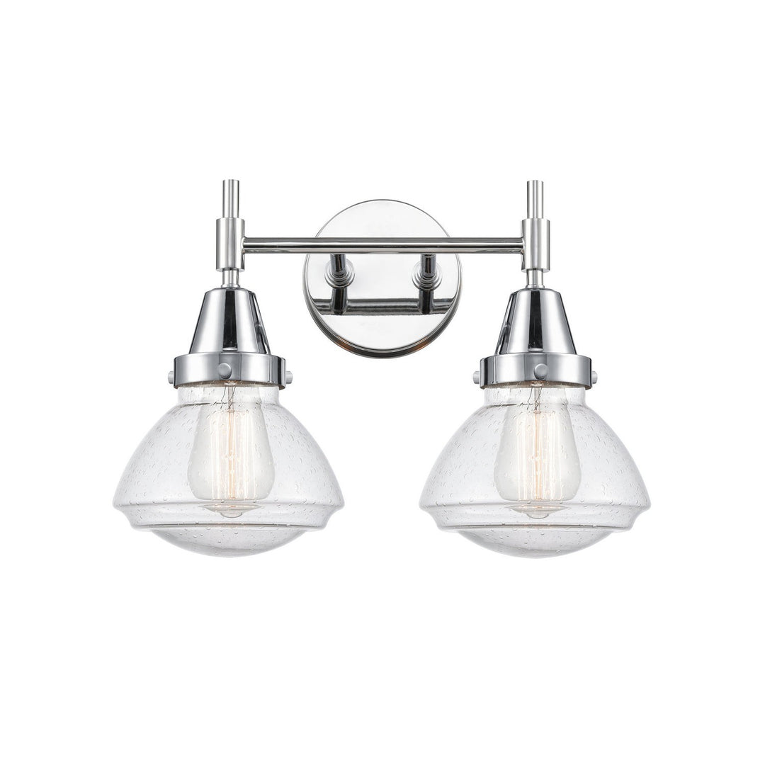 Innovations Caden 447-2W-PC-G324 Bath Vanity Light 16 in. wide - Polished Chrome