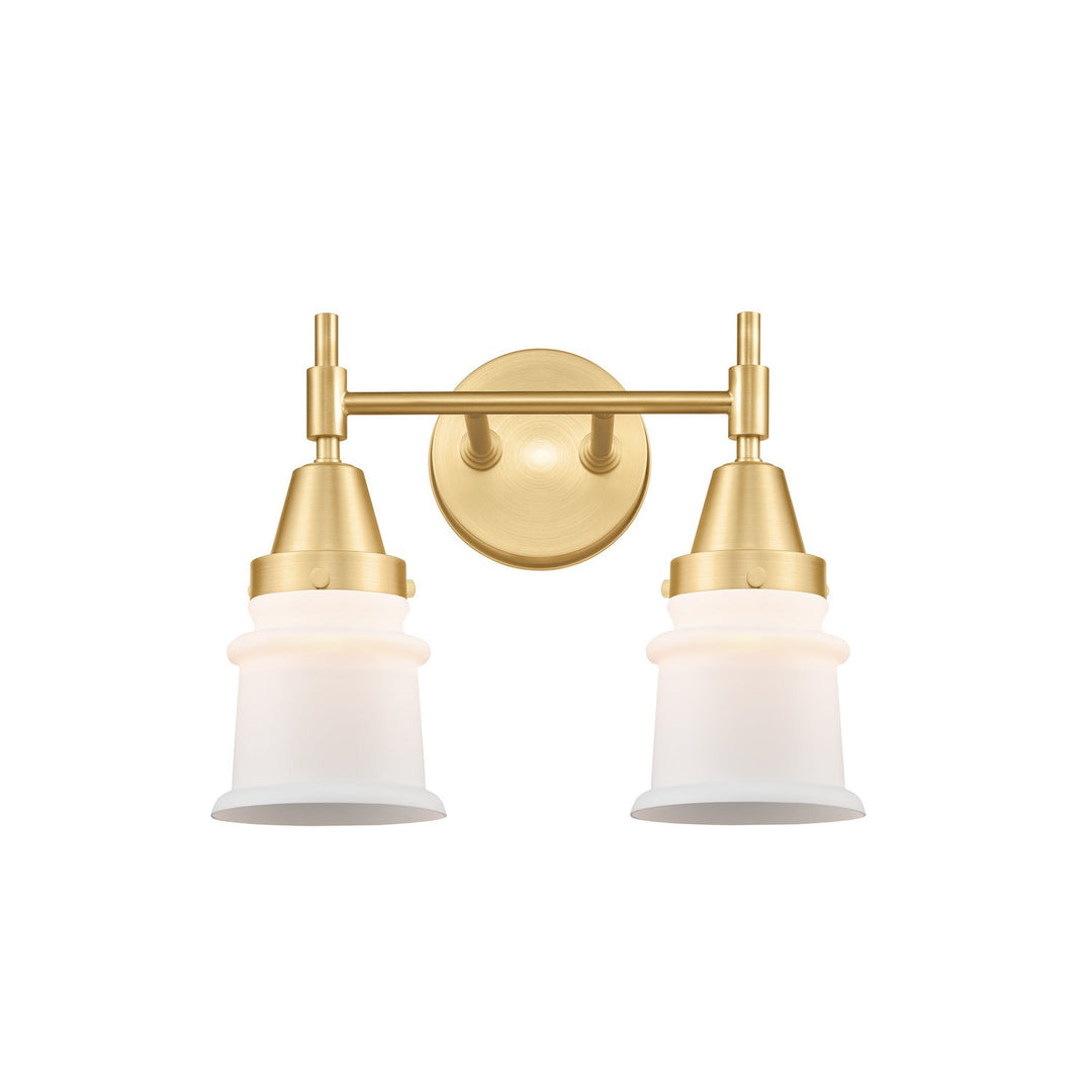 Innovations Caden 447-2W-SG-G181S-LED Bath Vanity Light 15 in. wide - Satin Gold