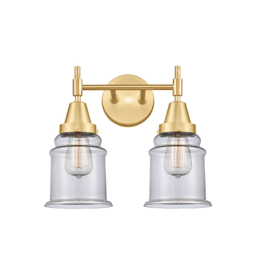 Innovations Caden 447-2W-SG-G182 Bath Vanity Light 15 in. wide - Satin Gold