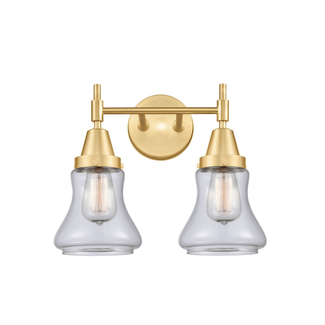 Innovations Caden 447-2W-SG-G192 Bath Vanity Light 15 in. wide - Satin Gold