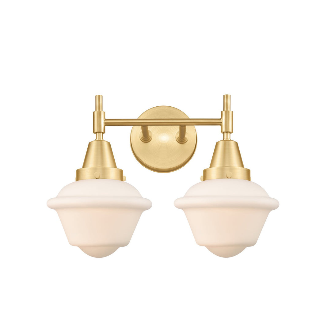 Innovations Caden 447-2W-SG-G531 Bath Vanity Light 17 in. wide - Satin Gold