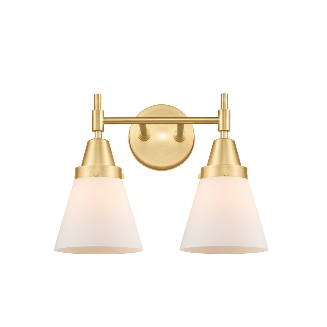 Innovations Caden 447-2W-SG-G61 Bath Vanity Light 16 in. wide - Satin Gold