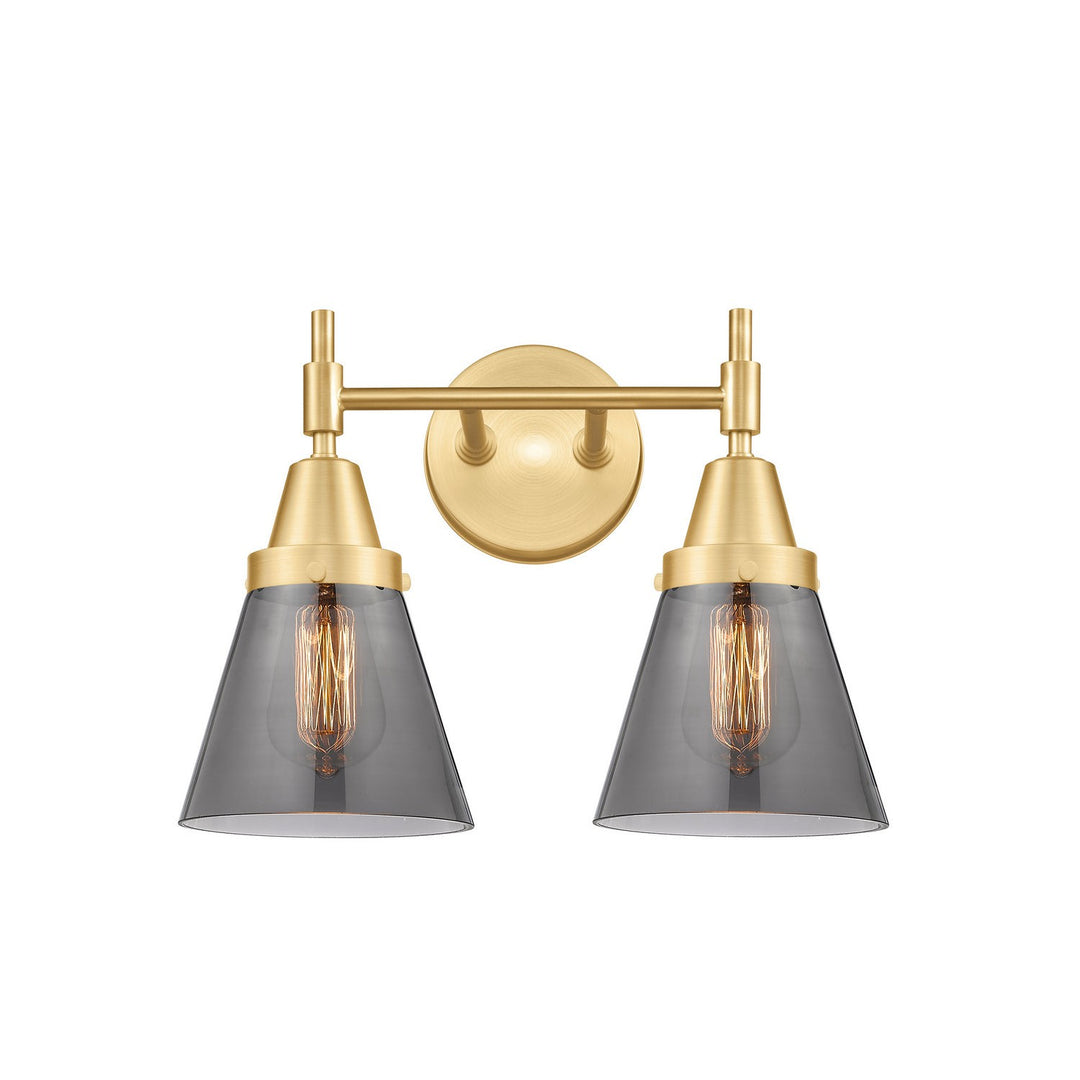 Innovations Caden 447-2W-SG-G63 Bath Vanity Light 16 in. wide - Satin Gold