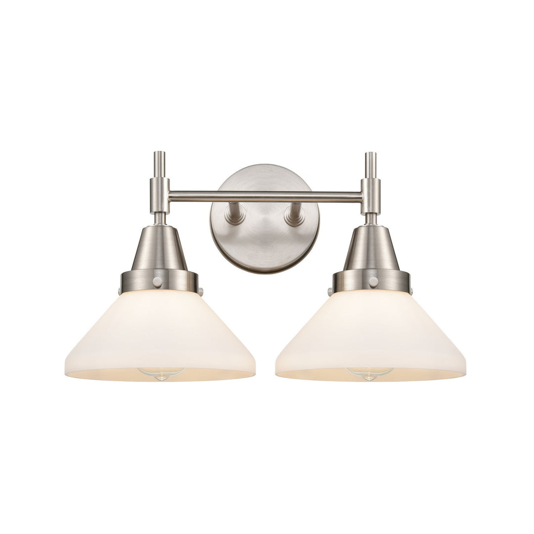 Innovations Caden 447-2W-SN-G4471 Bath Vanity Light 17 in. wide - Satin Nickel