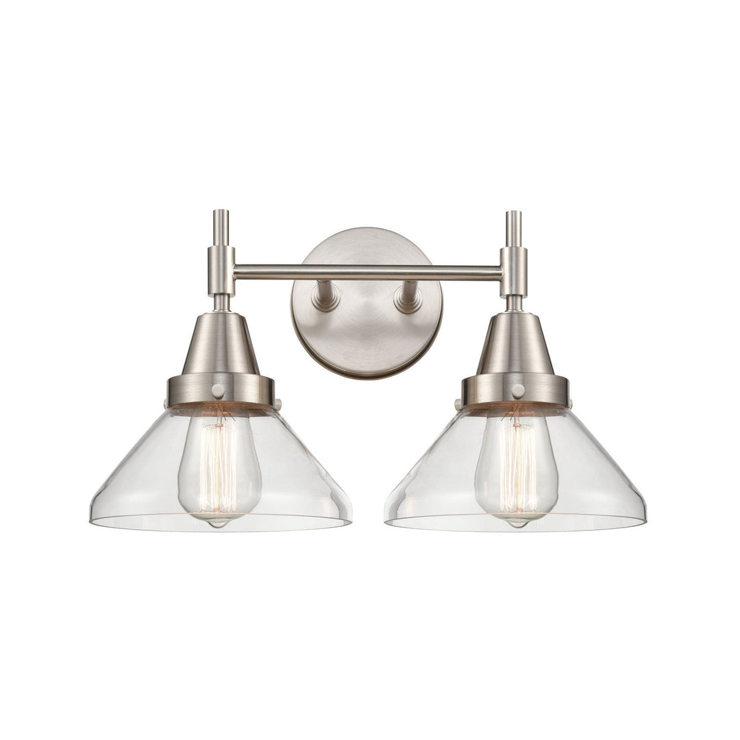 Innovations Caden 447-2W-SN-G4472 Bath Vanity Light 17 in. wide - Satin Nickel