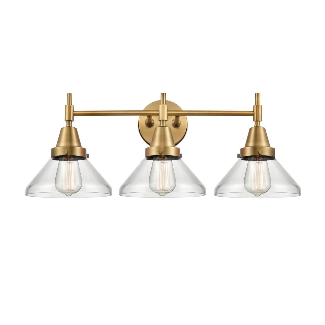 Innovations Caden 447-3W-BB-G4472 Bath Vanity Light 26 in. wide - Brushed Brass