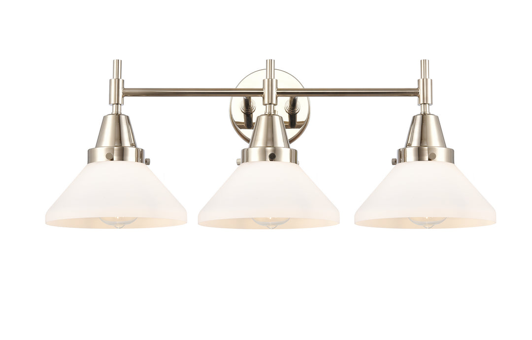 Innovations Caden 447-3W-PN-G4471 Bath Vanity Light 26 in. wide - Polished Nickel