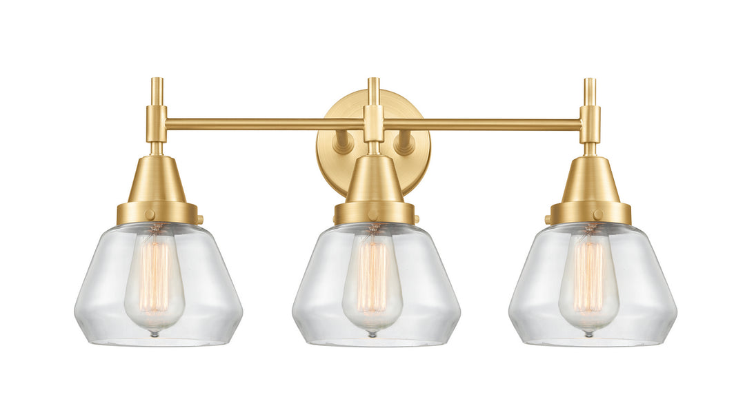 Innovations Caden 447-3W-SG-G172 Bath Vanity Light 25 in. wide - Satin Gold