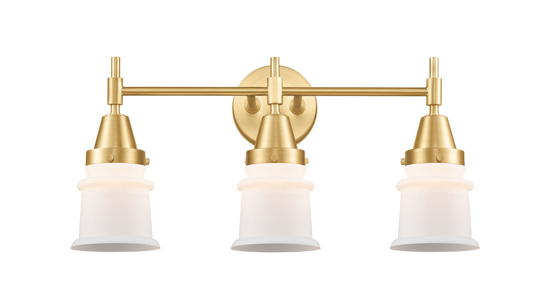 Innovations Caden 447-3W-SG-G181S Bath Vanity Light 24 in. wide - Satin Gold