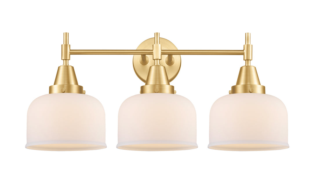 Innovations Caden 447-3W-SG-G71 Bath Vanity Light 26 in. wide - Satin Gold