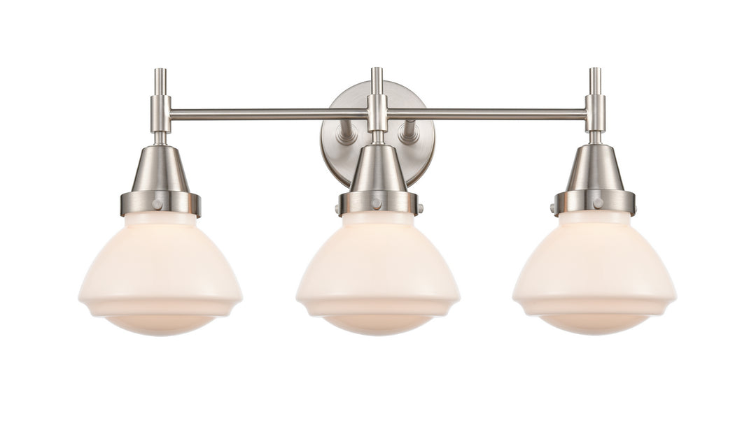 Innovations Caden 447-3W-SN-G321-LED Bath Vanity Light 25 in. wide - Satin Nickel