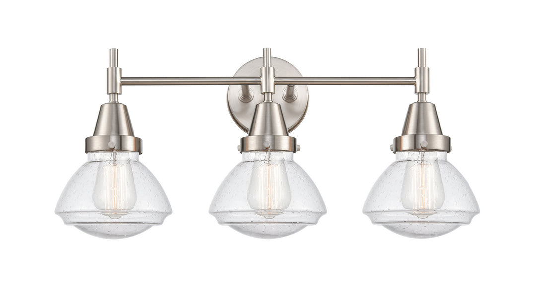 Innovations Caden 447-3W-SN-G324-LED Bath Vanity Light 25 in. wide - Satin Nickel