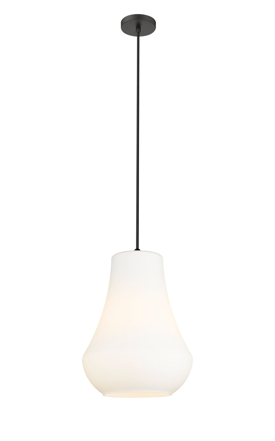 Innovations Fairfield 491-1P-BK-G571-12 Pendant Light - Matte Black