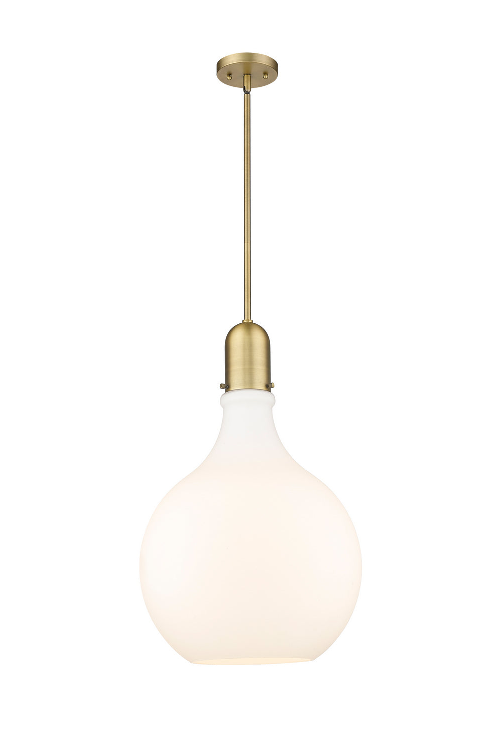 Innovations Auralume 492-1S-BB-G581-16-LED Pendant Light - Brushed Brass