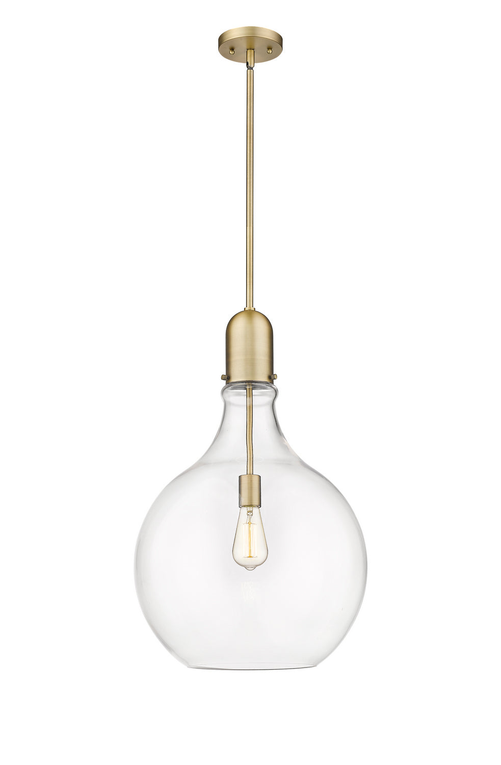 Innovations Auralume 492-1S-BB-G582-16-LED Pendant Light - Brushed Brass