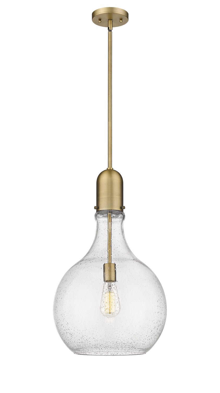 Innovations Auralume 492-1S-BB-G584-14 Pendant Light - Brushed Brass