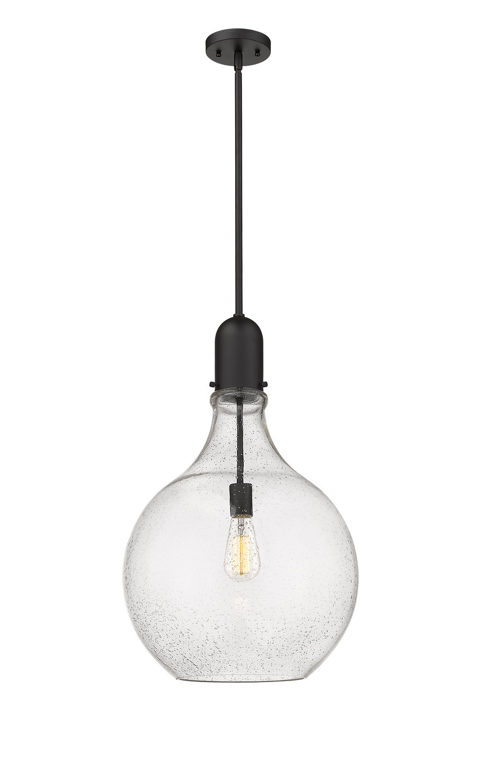 Innovations Auralume 492-1S-BK-G584-16-LED Pendant Light - Matte Black