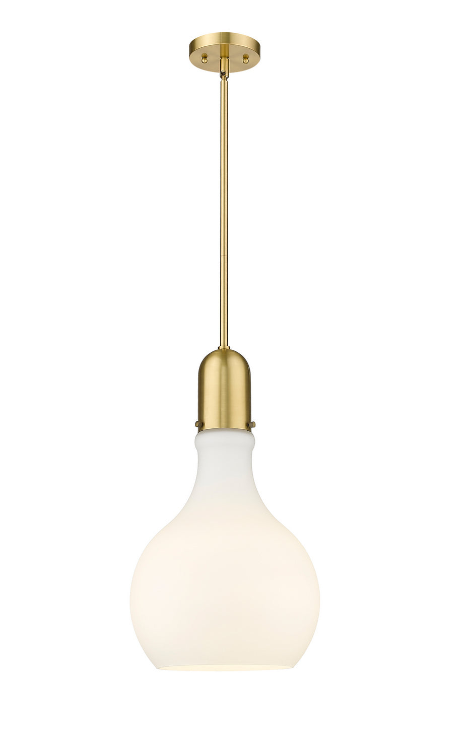 Innovations Auralume 492-1S-SG-G581-12 Pendant Light - Satin Gold