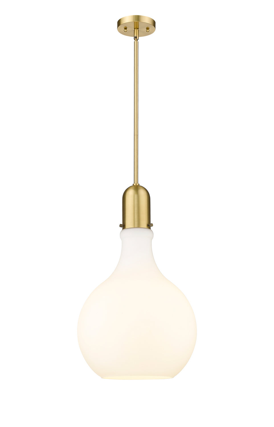 Innovations Auralume 492-1S-SG-G581-14-LED Pendant Light - Satin Gold