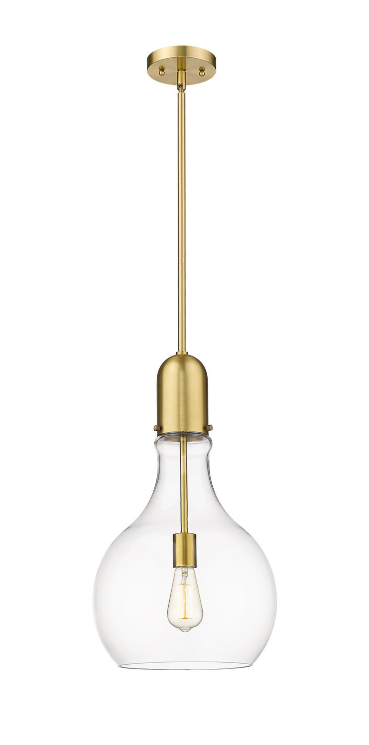 Innovations Auralume 492-1S-SG-G582-12 Pendant Light - Satin Gold