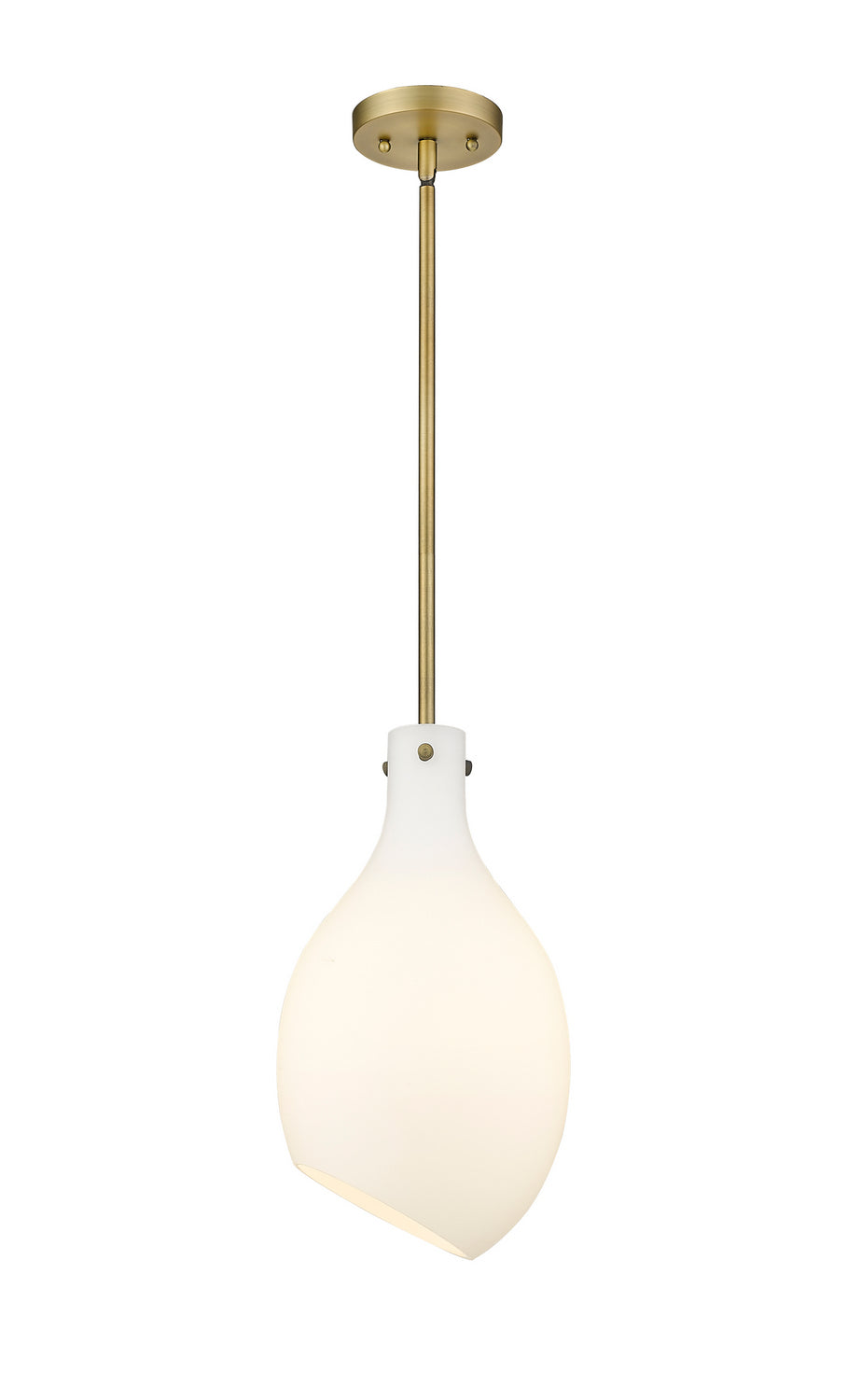 Innovations Norwalk 493-1S-BB-G551-9-LED Pendant Light - Brushed Brass