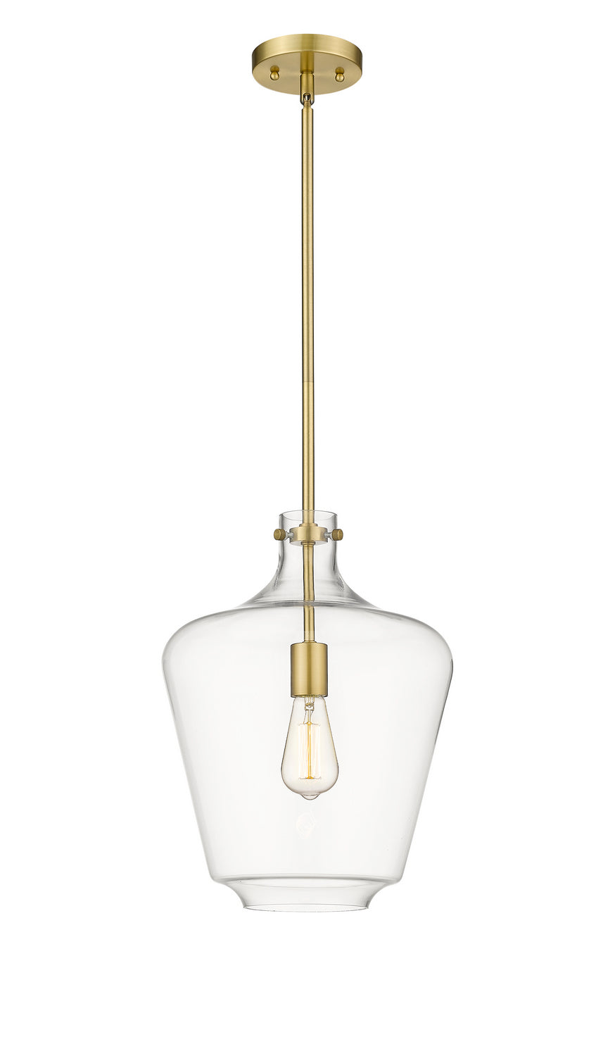 Innovations Norwalk 493-1S-SG-G502-12-LED Pendant Light - Satin Gold