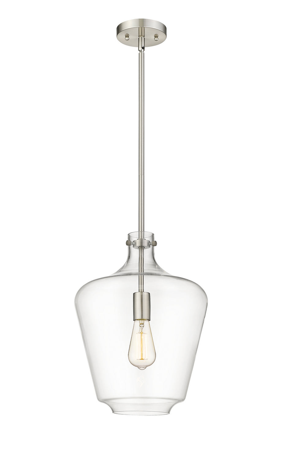 Innovations Norwalk 493-1S-SN-G502-12 Pendant Light - Brushed Satin Nickel