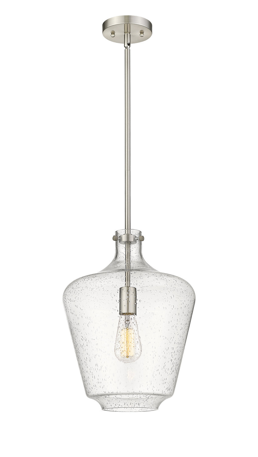 Innovations Norwalk 493-1S-SN-G504-12-LED Pendant Light - Brushed Satin Nickel