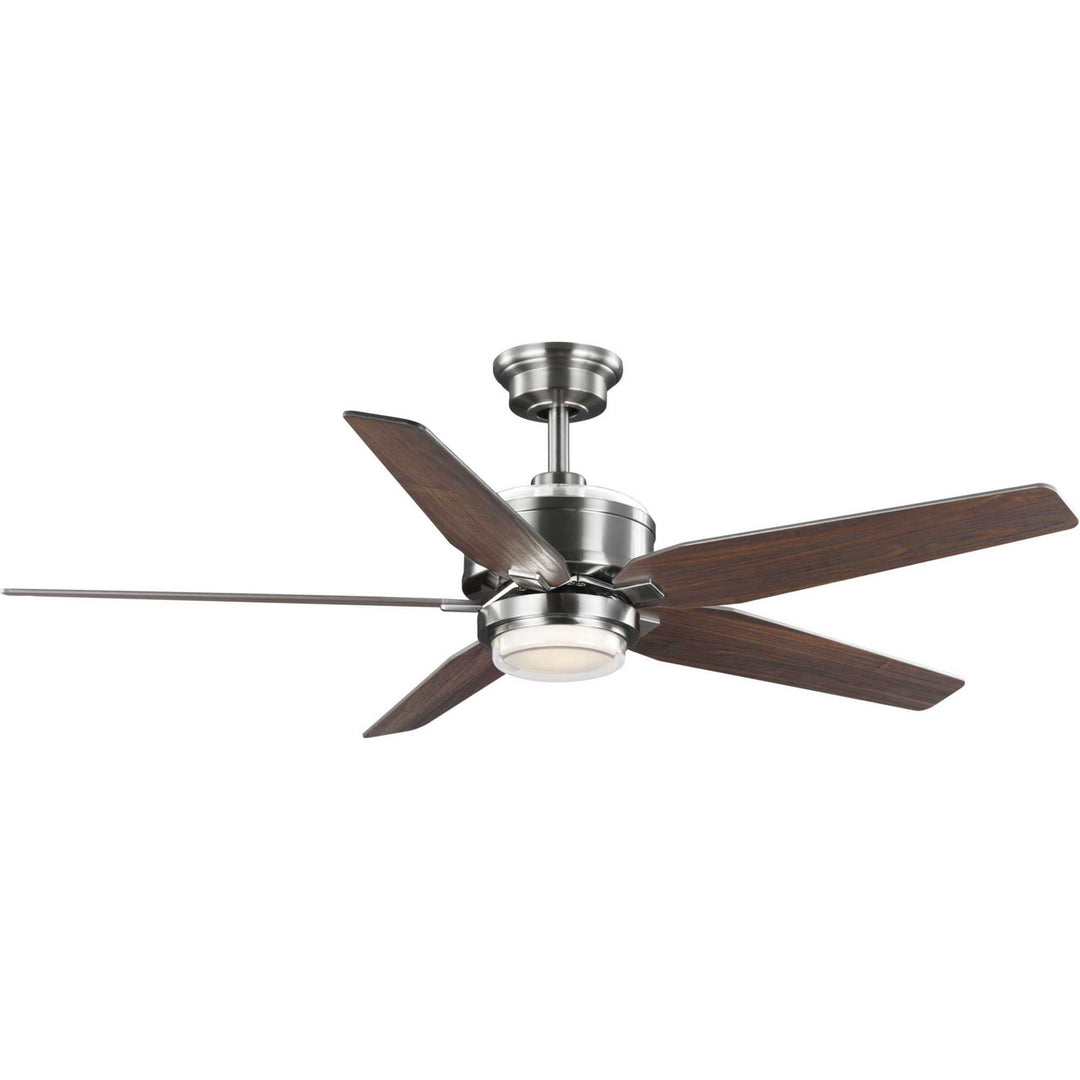 Progress Byars P250061-009-30 Ceiling Fan - Brushed Nickel, Chestnut, American Walnut/