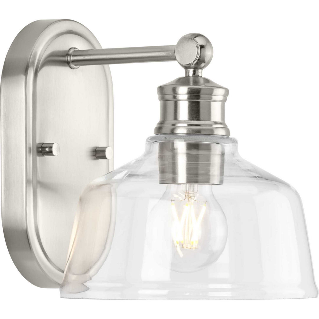 Progress Singleton P300395-009 Wall Light - Brushed Nickel