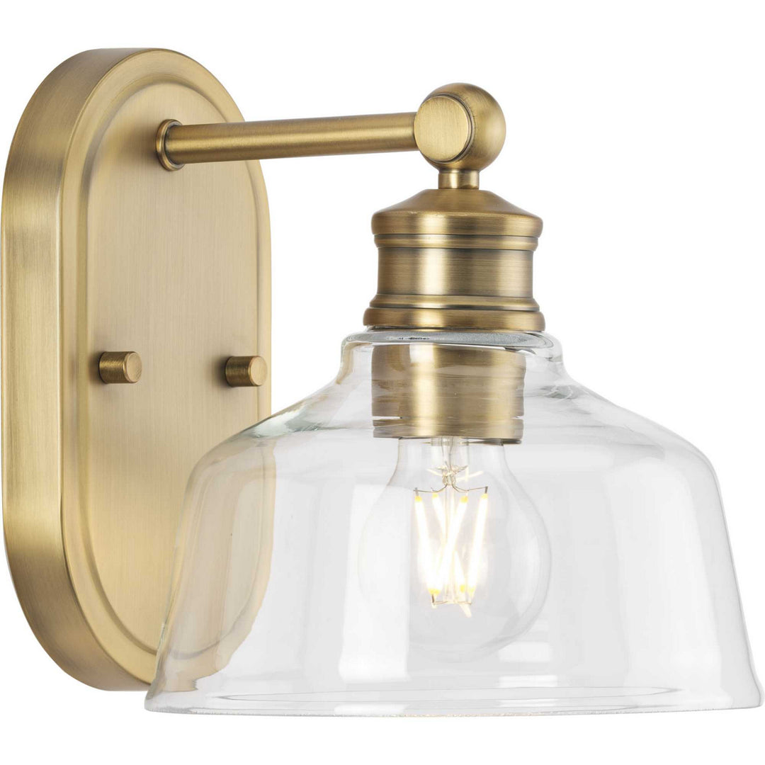 Progress Singleton P300395-163 Wall Light - Vintage Brass