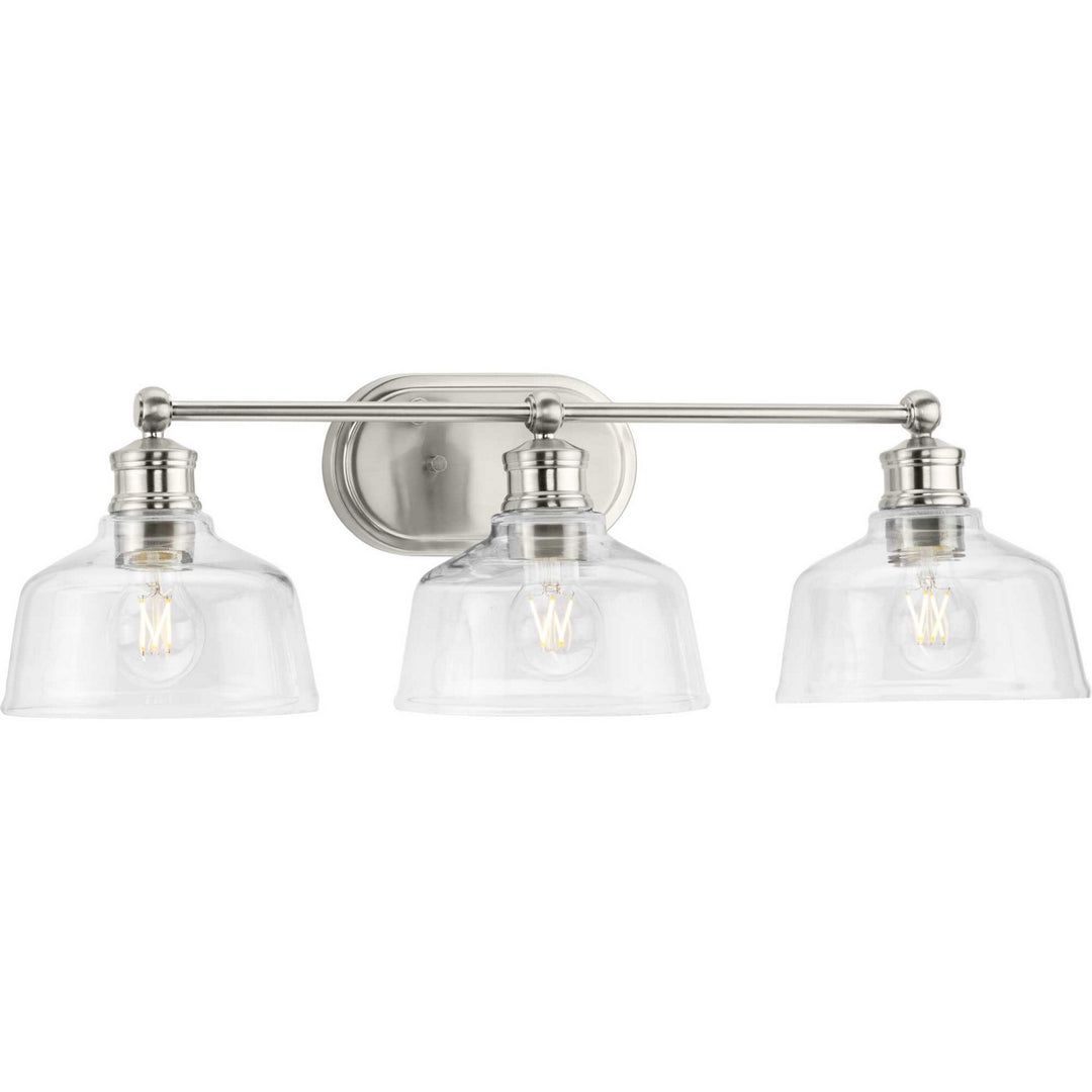 Progress Singleton P300397-009 Bath Vanity Light 43 in. wide - Brushed Nickel